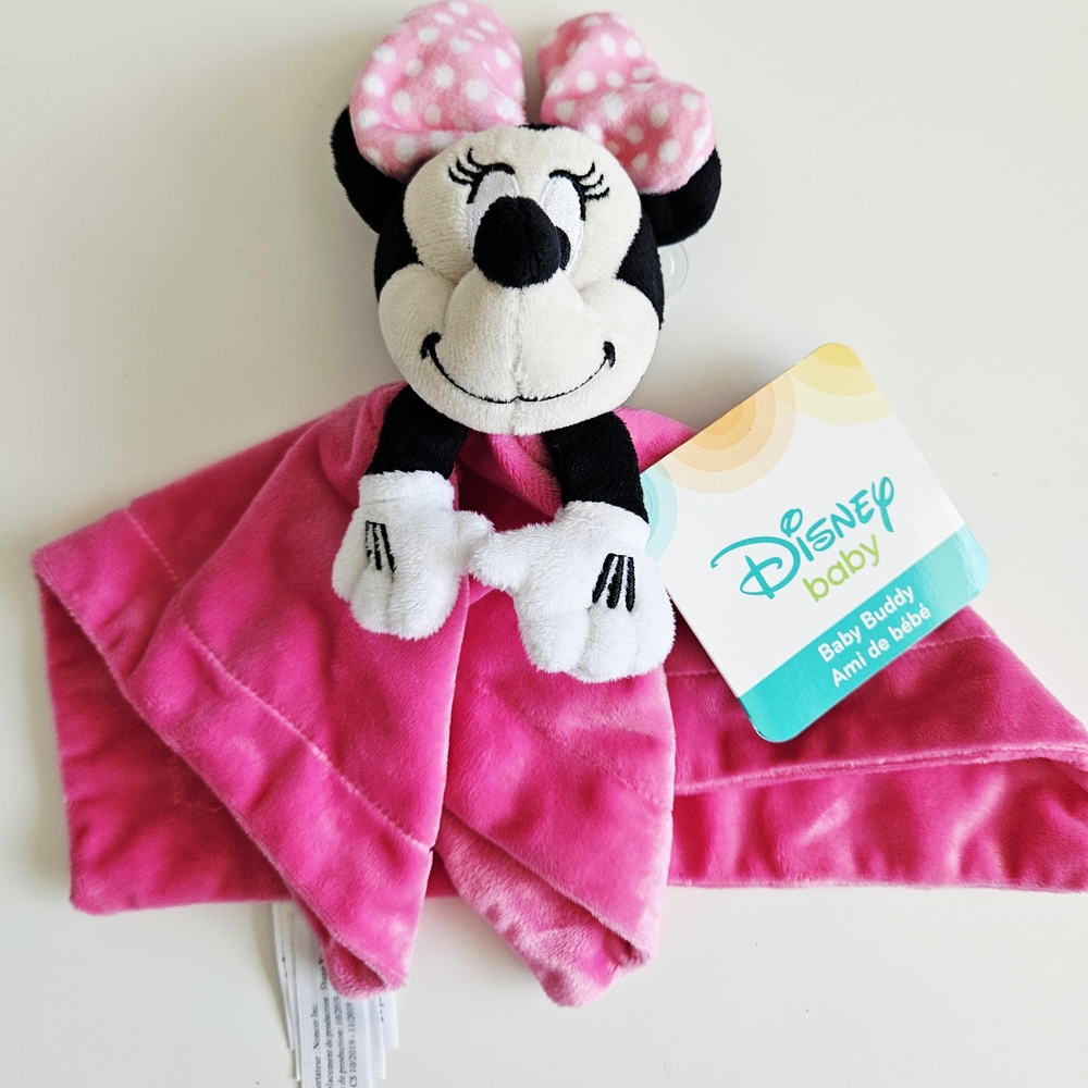 Disney Baby Minnie Mouse Pink Security Blanket
